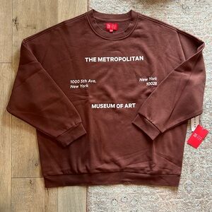 NWT The Met x PacSun Metropolitan Museum Of Art Crew Neck Sweatshirt